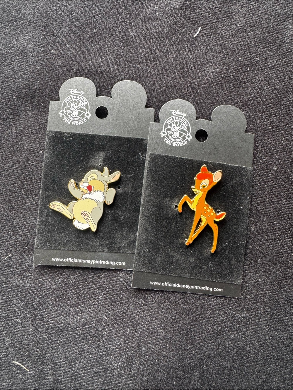 Disney Bambi & Thumper Trading Pin Set